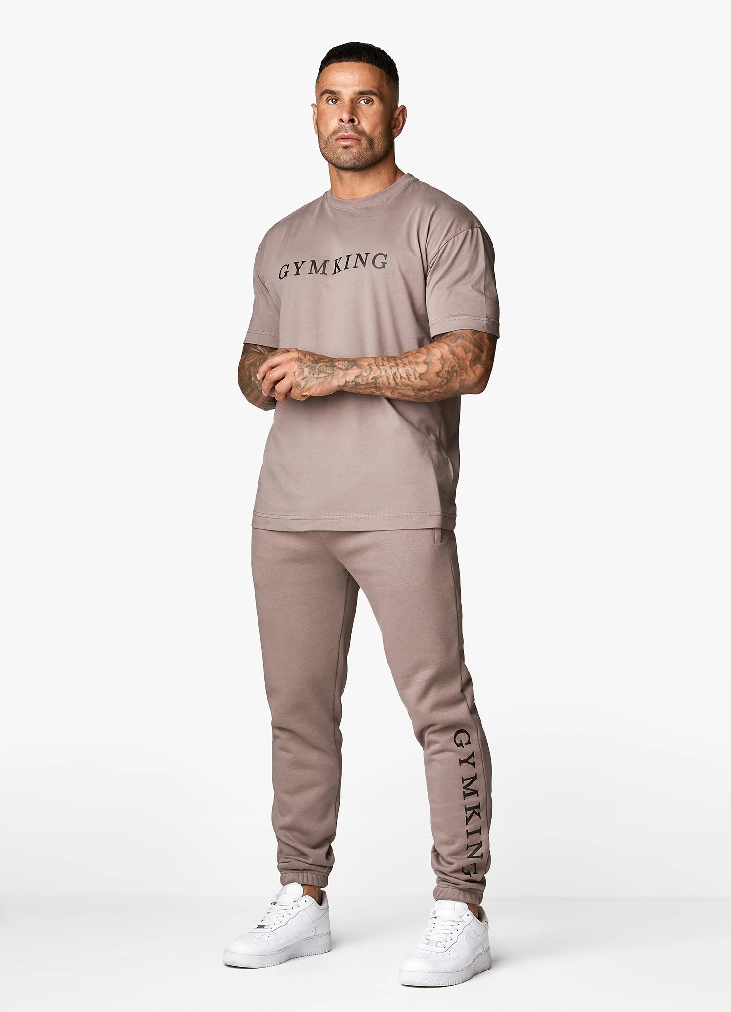 Gym King Covert Linear Logo Jogger - Iron 9 Gym King Covert Linear Logo Jogger - Iron - Image 7