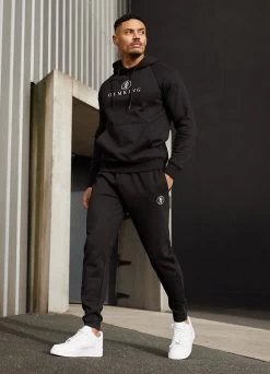 Gym King Pro Logo Fleece Hood - Black -Fit Wear Shop 2R3A2825copy