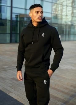 Gym King Fundamental Fleece Hood - Black -Fit Wear Shop 2R3A3154copy