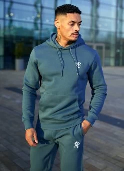 Gym King Fundamental Fleece Hood - Twilight Blue -Fit Wear Shop 2R3A3196copy