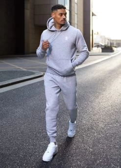 Gym King Fundamental Fleece Hood - Grey Marl 17 Gym King Fundamental Fleece Hood - Grey Marl -Fit Wear Shop 2R3A3265copy