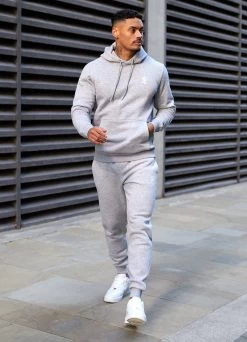 Gym King Fundamental Fleece Jogger - Grey Marl -Fit Wear Shop 2R3A3281copy ad1a5853 26b8 4bdb 9d2f d157885ec31b