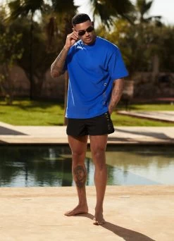 Gym King Blaze Jersey Tee - Sonic Blue -Fit Wear Shop 2R3A7149