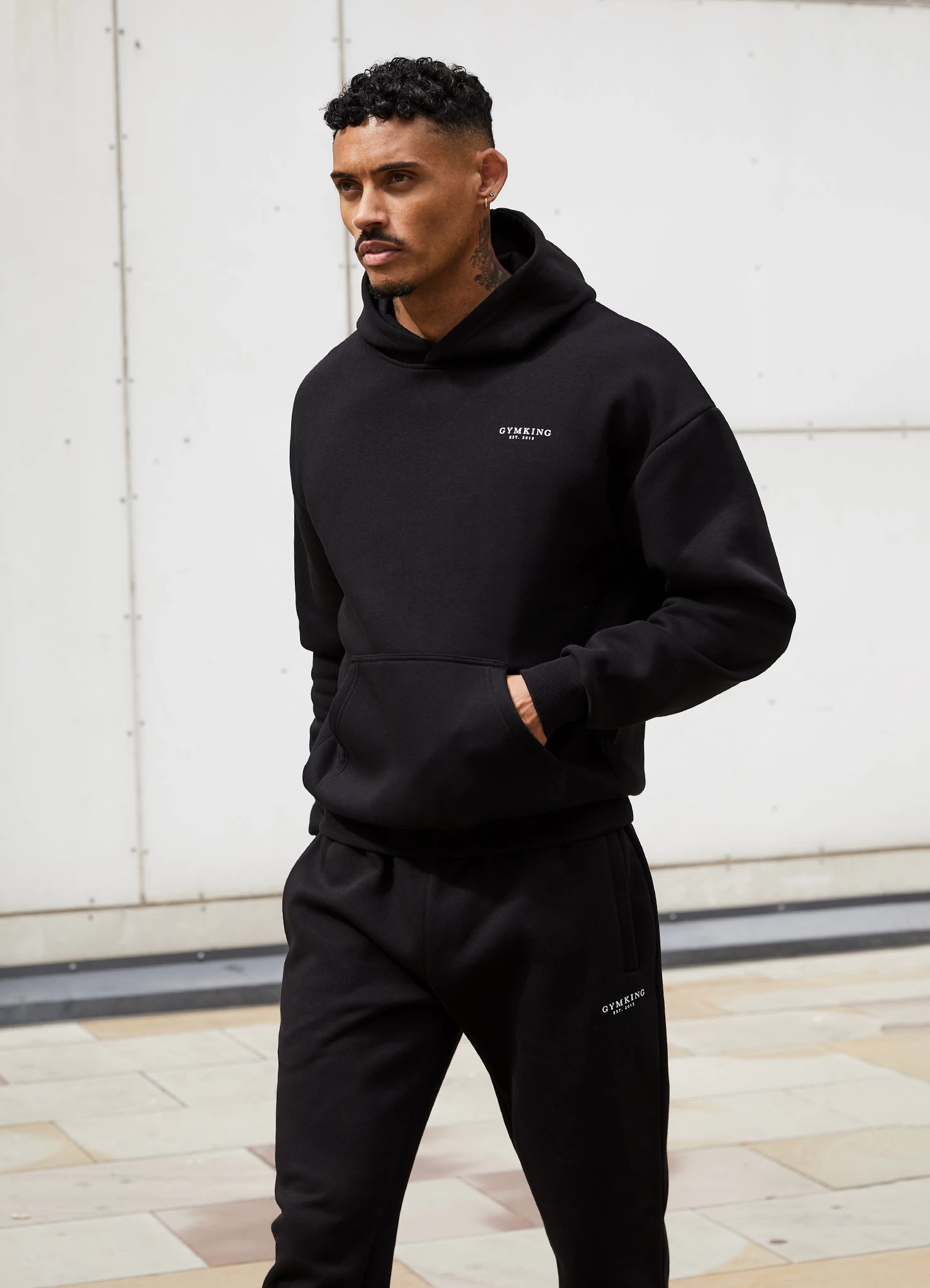 Gym King Established Hood - Black 3 Gym King Established Hood - Black