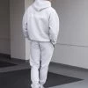 Gym King Established Tracksuit - Light Grey Marl 1 Gym King Established Tracksuit - Light Grey Marl -Fit Wear Shop 2R3A8079copy