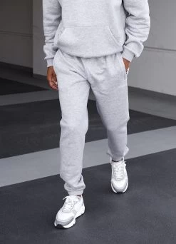 Gym King Established Jogger - Light Grey Marl