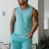 Gym King Core Plus Poly Vest - Aqua Blue -Fit Wear Shop 2 57501aa7 1783 415c 9320 62ec6a263671