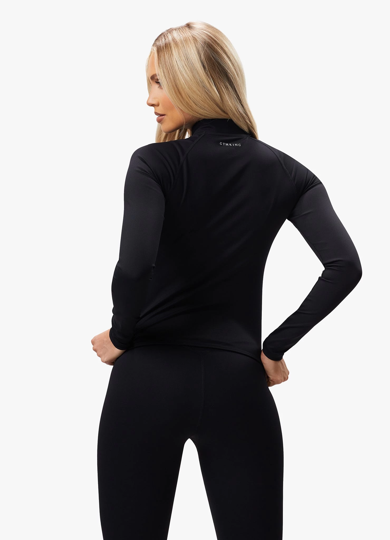 Gym King 365 Full Zip Funnel - Black 6 Gym King 365 Full Zip Funnel - Black - Image 4
