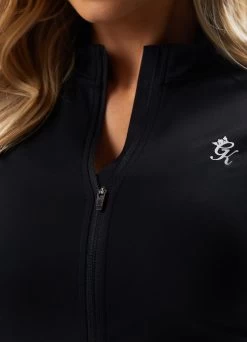 Gym King 365 Full Zip Funnel - Black 16 Gym King 365 Full Zip Funnel - Black -Fit Wear Shop 365FULLZIPFUNNEL LEGGING BLACKWCJ A299NWLG A267R 143