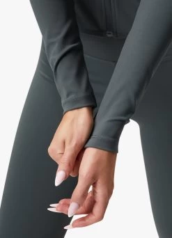 Gym King 365 Full Zip Funnel - Green Smoke 21 Gym King 365 Full Zip Funnel - Green Smoke -Fit Wear Shop 365FULLZIPFUNNEL LEGGING GREENSMOKEWCJ A2BQRWLG A2BQN 152