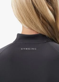 Gym King 365 Full Zip Funnel - Oyster Grey 16 Gym King 365 Full Zip Funnel - Oyster Grey -Fit Wear Shop 365FULLZIPFUNNEL LEGGING OYSTERGREYWCJ A2C9AWLG A2B9R 58