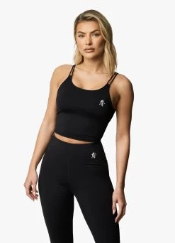 Gym King 365 Long Line Tank - Black -Fit Wear Shop 365LONGLINETANK LEGGING BLACKWLG A267R 103