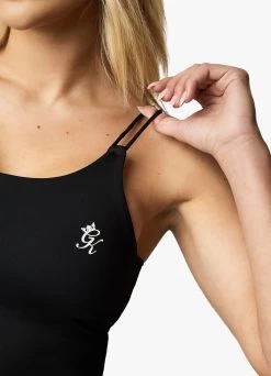 Gym King 365 Long Line Tank - Black -Fit Wear Shop 365LONGLINETANK LEGGING BLACKWLG A267R 104