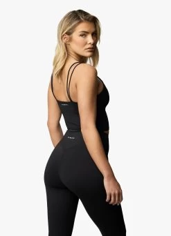 Gym King 365 Long Line Tank - Black -Fit Wear Shop 365LONGLINETANK LEGGING BLACKWLG A267R 105
