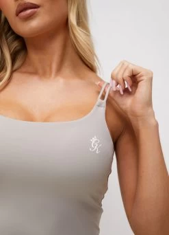 Gym King 365 Long Line Tank - Dove Grey -Fit Wear Shop 365LONGLINETANK SHORT DOVEGREY 27