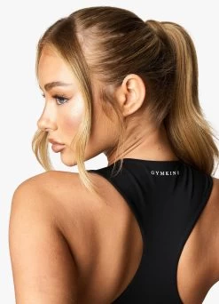 Gym King 365 Long Line Racer Tank - Black 12 Gym King 365 Long Line Racer Tank - Black -Fit Wear Shop 365RACERTANK BLACKWVS A2B0T 320