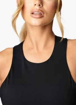 Gym King 365 Long Line Racer Tank - Black 13 Gym King 365 Long Line Racer Tank - Black -Fit Wear Shop 365RACERTANK BLACKWVS A2B0T 321