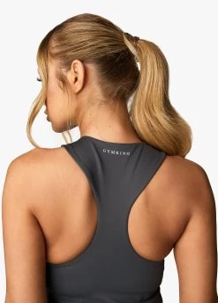 Gym King 365 Long Line Racer Tank - Oyster Grey 12 Gym King 365 Long Line Racer Tank - Oyster Grey -Fit Wear Shop 365RACERTANK OYSTERGREYWVS A2B9T 327