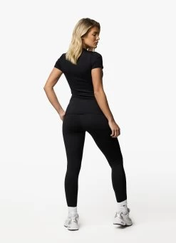 Gym King 365 SS Tee - Black 17 Gym King 365 SS Tee - Black -Fit Wear Shop 365TEE LEGGING BLACKWST A267XWLG A267R 120