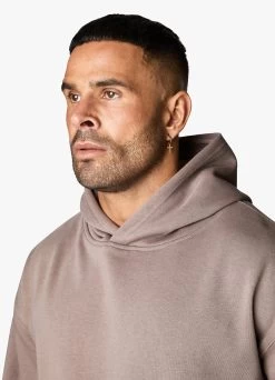 Gym King Covert Linear Logo Hood - Iron -Fit Wear Shop 3 143