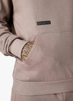 Gym King Covert Linear Logo Hood - Iron -Fit Wear Shop 3 145