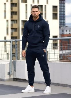 Gym King Fundamental Fleece Hood - Navy 15 Gym King Fundamental Fleece Hood - Navy -Fit Wear Shop 4J6A1449