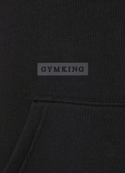 Gym King Covert Linear Logo Hood - Black 11 Gym King Covert Linear Logo Hood - Black -Fit Wear Shop 5 166