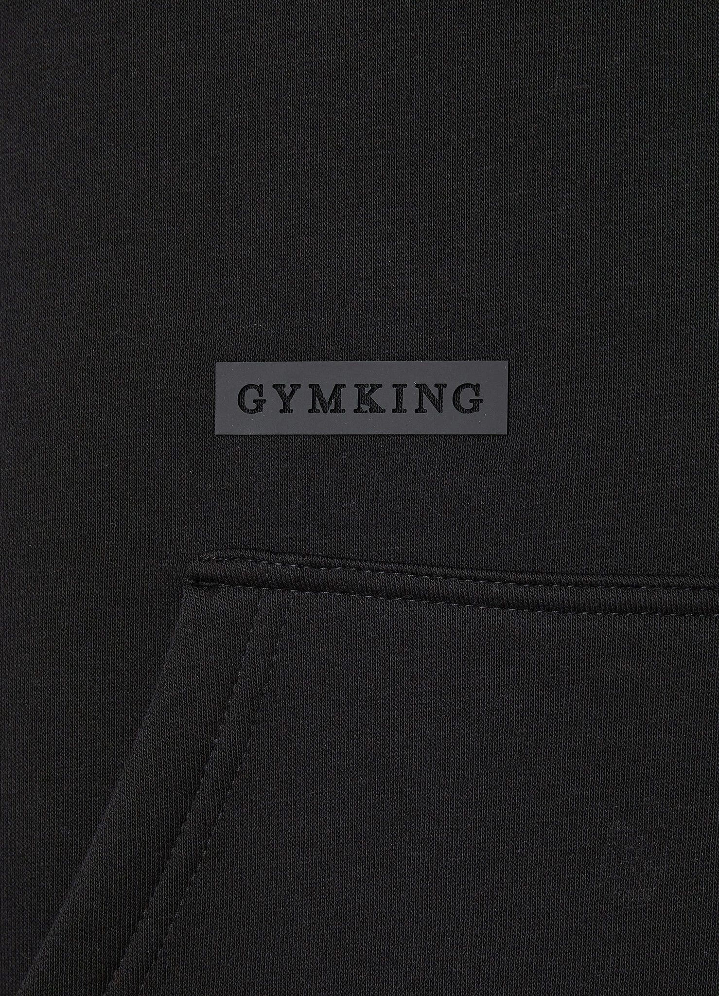 Gym King Covert Linear Logo Hood - Black 5 Gym King Covert Linear Logo Hood - Black - Image 3