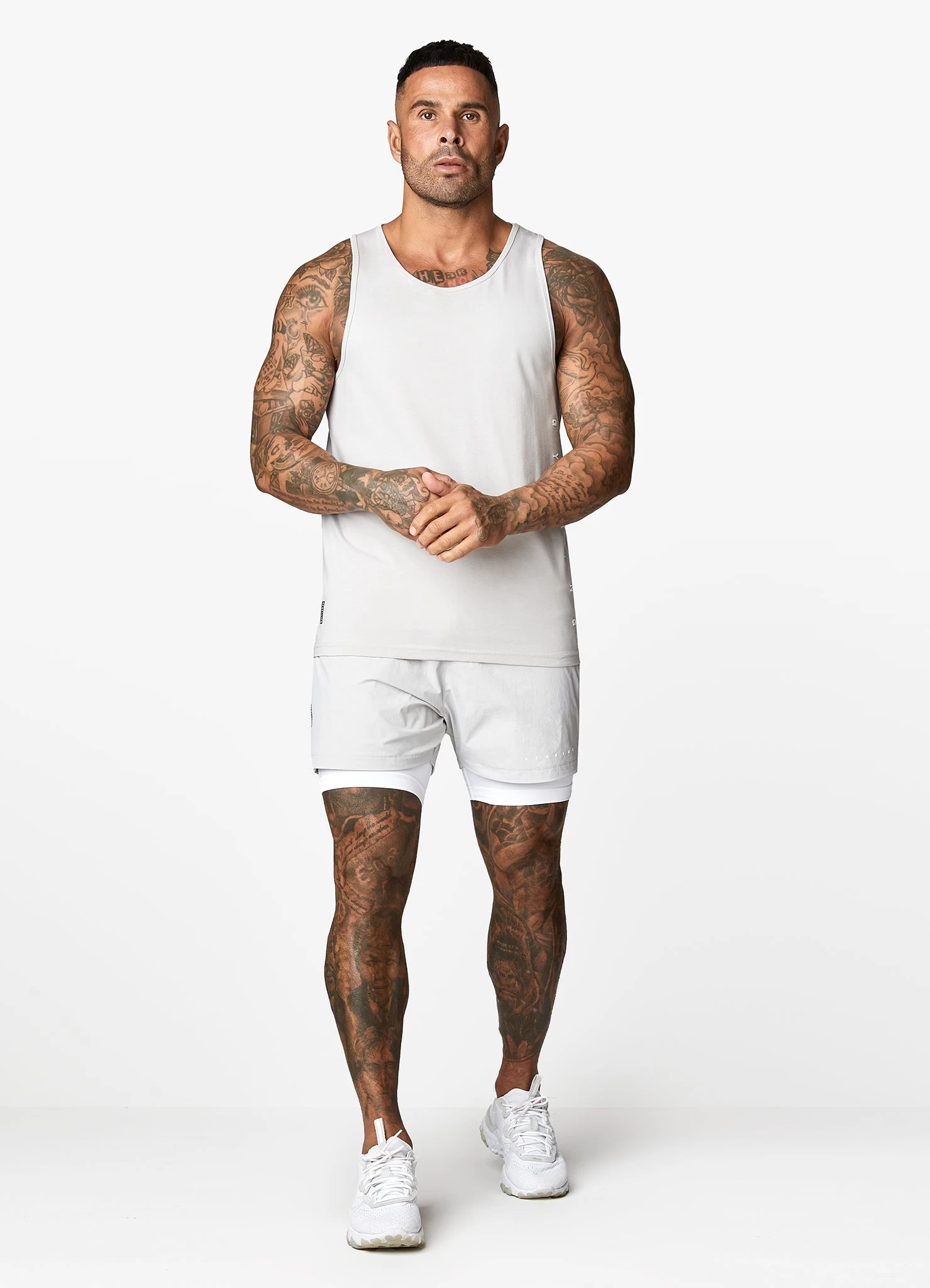 Gym King Rebellion Vest - Light Grey 12 Gym King Rebellion Vest - Light Grey - Image 10