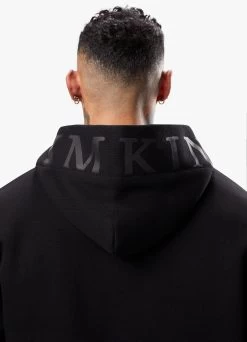 Gym King Alpha 1/2 Zip Hood - Black -Fit Wear Shop ALHA12ZIPHOOD JOGGER BLACKTST A2BG1TSB A2ALJ 100