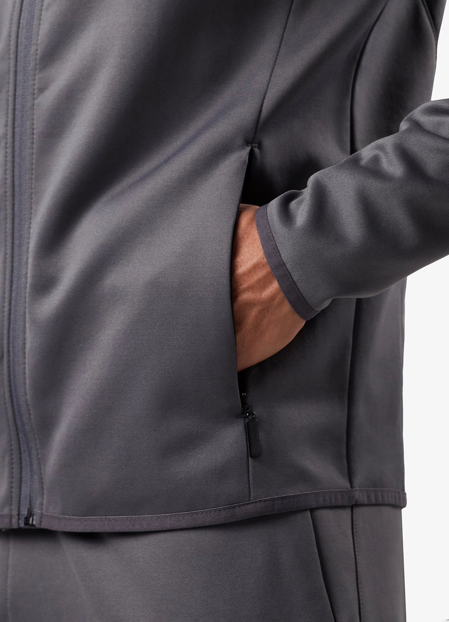 Gym King Alpha Poly Bomber Tracksuit - Graphite 11 Gym King Alpha Poly Bomber Tracksuit - Graphite - Image 9