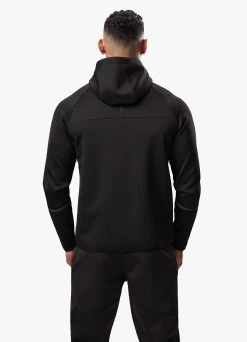 Gym King Alpha Poly FZ Hood - Black -Fit Wear Shop ALPHAPOLYFZHOOD JOGGER BLACKTST B2BEUTSB A2BFY 77