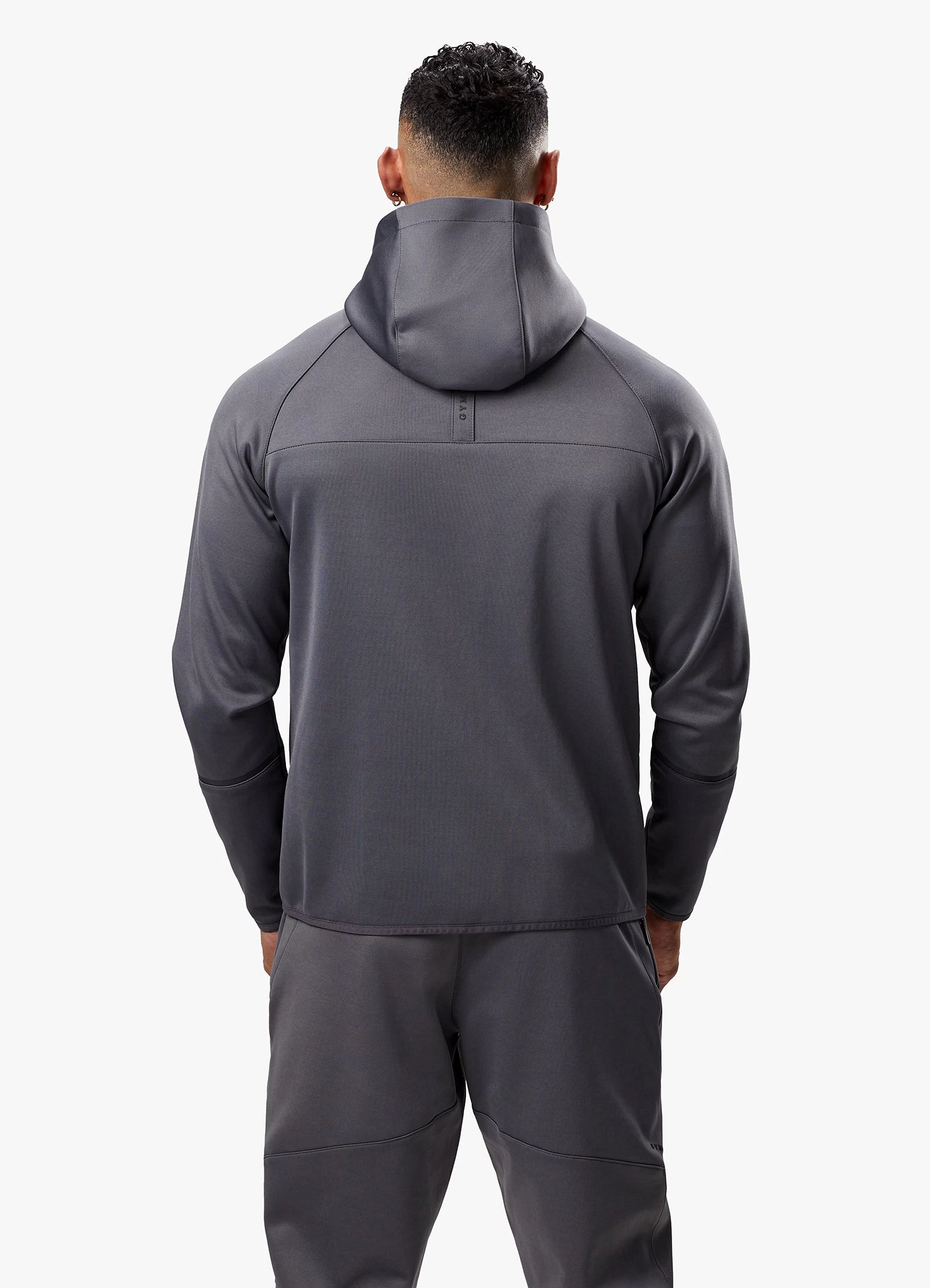 Gym King Alpha Poly FZ Hood - Graphite 5 Gym King Alpha Poly FZ Hood - Graphite - Image 3