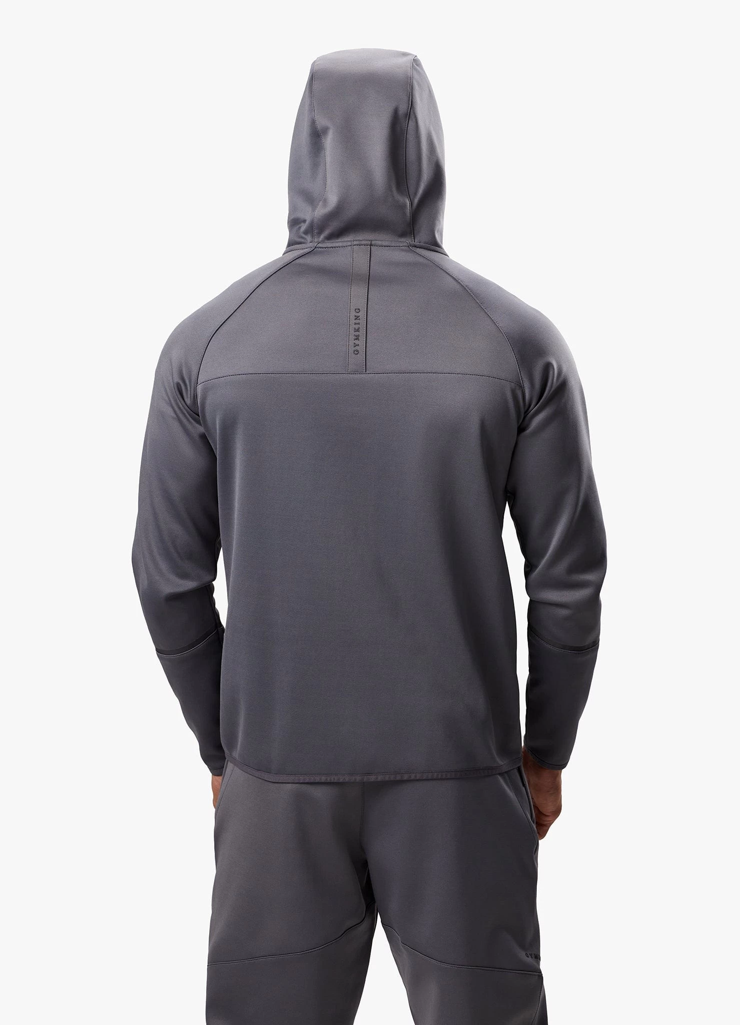 Gym King Alpha Poly FZ Hood - Graphite 13 Gym King Alpha Poly FZ Hood - Graphite - Image 11