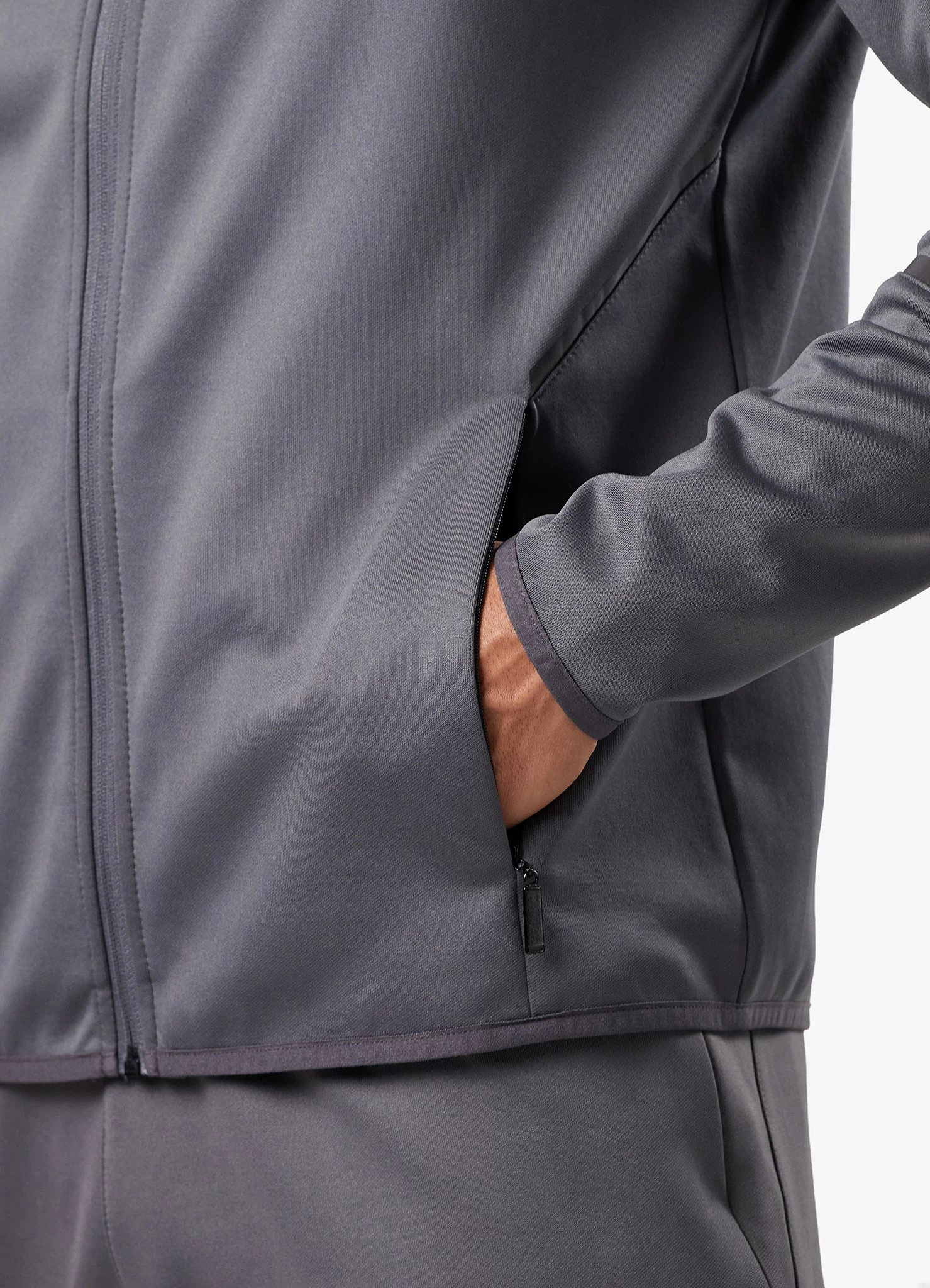 Gym King Alpha Poly FZ Hood - Graphite 12 Gym King Alpha Poly FZ Hood - Graphite - Image 10