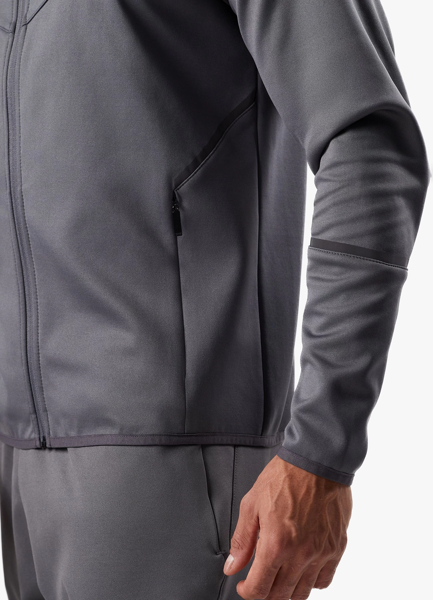 Gym King Alpha Poly FZ Hood - Graphite 14 Gym King Alpha Poly FZ Hood - Graphite - Image 12