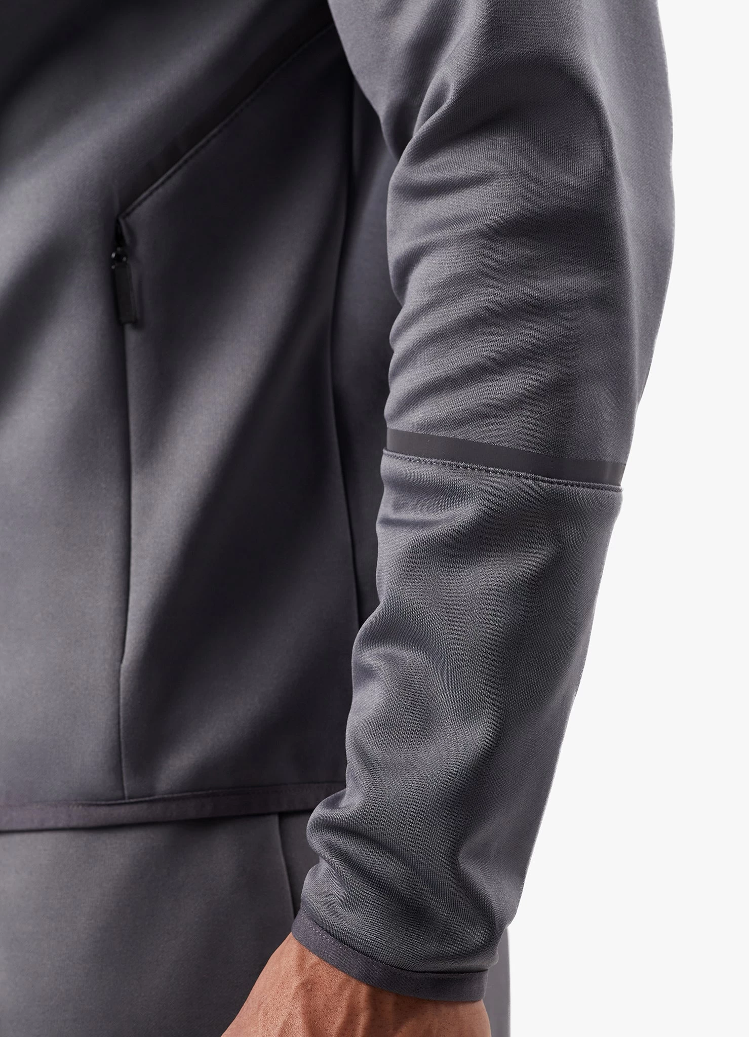 Gym King Alpha Poly FZ Hood - Graphite 15 Gym King Alpha Poly FZ Hood - Graphite - Image 13