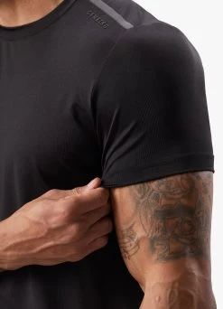 Gym King Alpha Poly Tee - Black -Fit Wear Shop ALPHAPOLYTEE JOGGER BLACKSST A2BFUTSB A2BFY 58