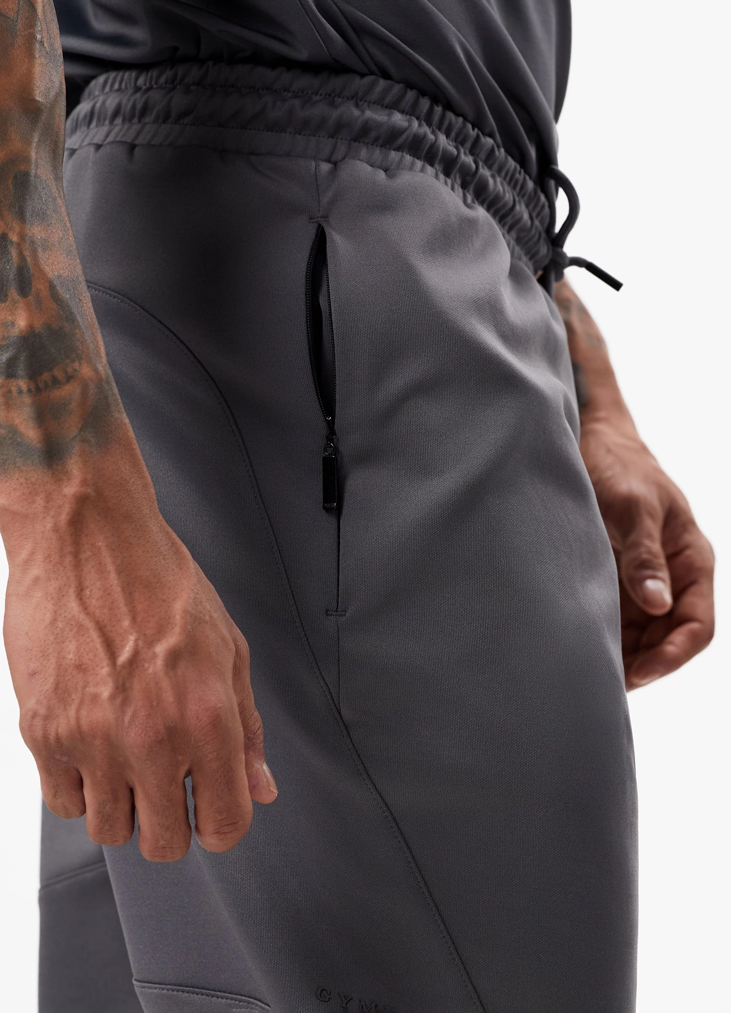 Gym King Alpha Poly Bomber Tracksuit - Graphite 21 Gym King Alpha Poly Bomber Tracksuit - Graphite - Image 19