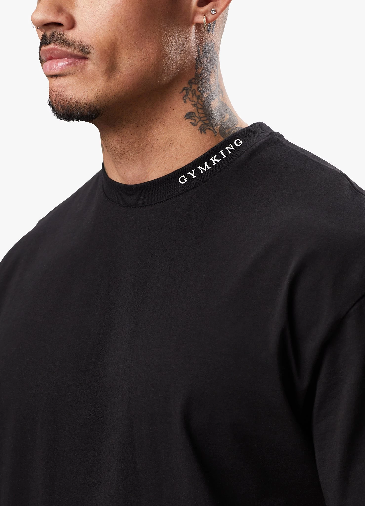 Gym King Alpha Tee - Black 5 Gym King Alpha Tee - Black - Image 3