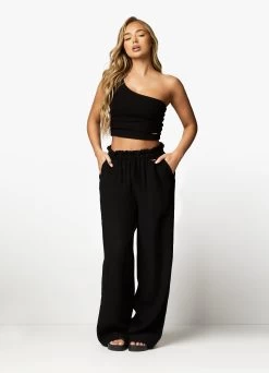 Gym King Asymmetric Crop - Black 25 Gym King Asymmetric Crop - Black -Fit Wear Shop ASYMMETRICCROP TROUSERS BLACKWST A2ARKWTB A2ANI 273 6ecd96df 93a7 4d6a af8b 41946fdca74b