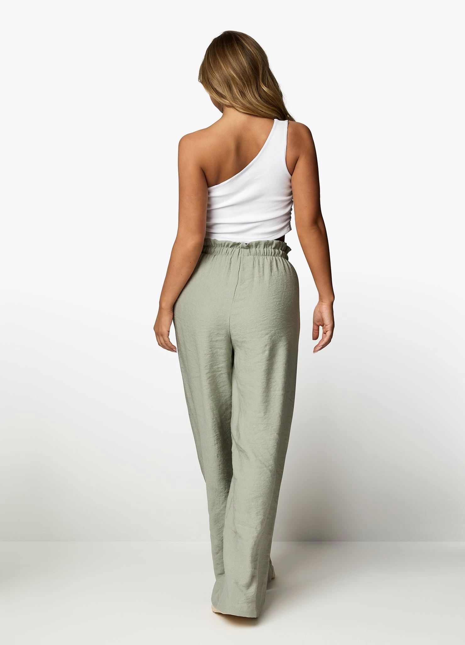 Gym King Asymmetric Crop - White 15 Gym King Asymmetric Crop - White - Image 13