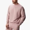 Gym King Aventus Drop Shoulder Crew - Dusky Pink