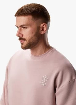Gym King Aventus Drop Shoulder Crew - Dusky Pink 18 Gym King Aventus Drop Shoulder Crew - Dusky Pink -Fit Wear Shop AVENTUSSWEATSHIRT DUSKYPINKSWT A2CT1 36