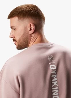 Gym King Aventus Drop Shoulder Crew - Dusky Pink 21 Gym King Aventus Drop Shoulder Crew - Dusky Pink -Fit Wear Shop AVENTUSSWEATSHIRT DUSKYPINKSWT A2CT1 41