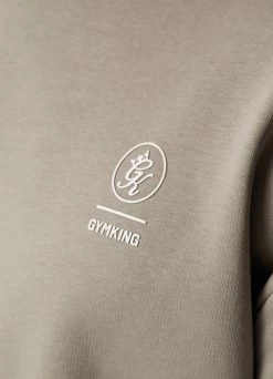 Gym King Aventus Drop Shoulder Crew - Taupe -Fit Wear Shop AVENTUSSWEATSHIRT JOGGER TAUPESWT B2CY1TSB B2CY3 104