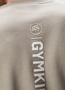 Gym King Aventus Drop Shoulder Crew - Taupe -Fit Wear Shop AVENTUSSWEATSHIRT JOGGER TAUPESWT B2CY1TSB B2CY3 109