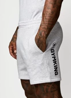 Gym King Aventus Short - Snow Marl -Fit Wear Shop AVENTUSTEE SHORT SNOWMARLSST A2BLJSHR A2BLT 34