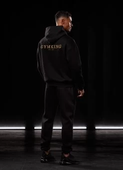 Gym King Established Hood & Jogger - Black/Gold