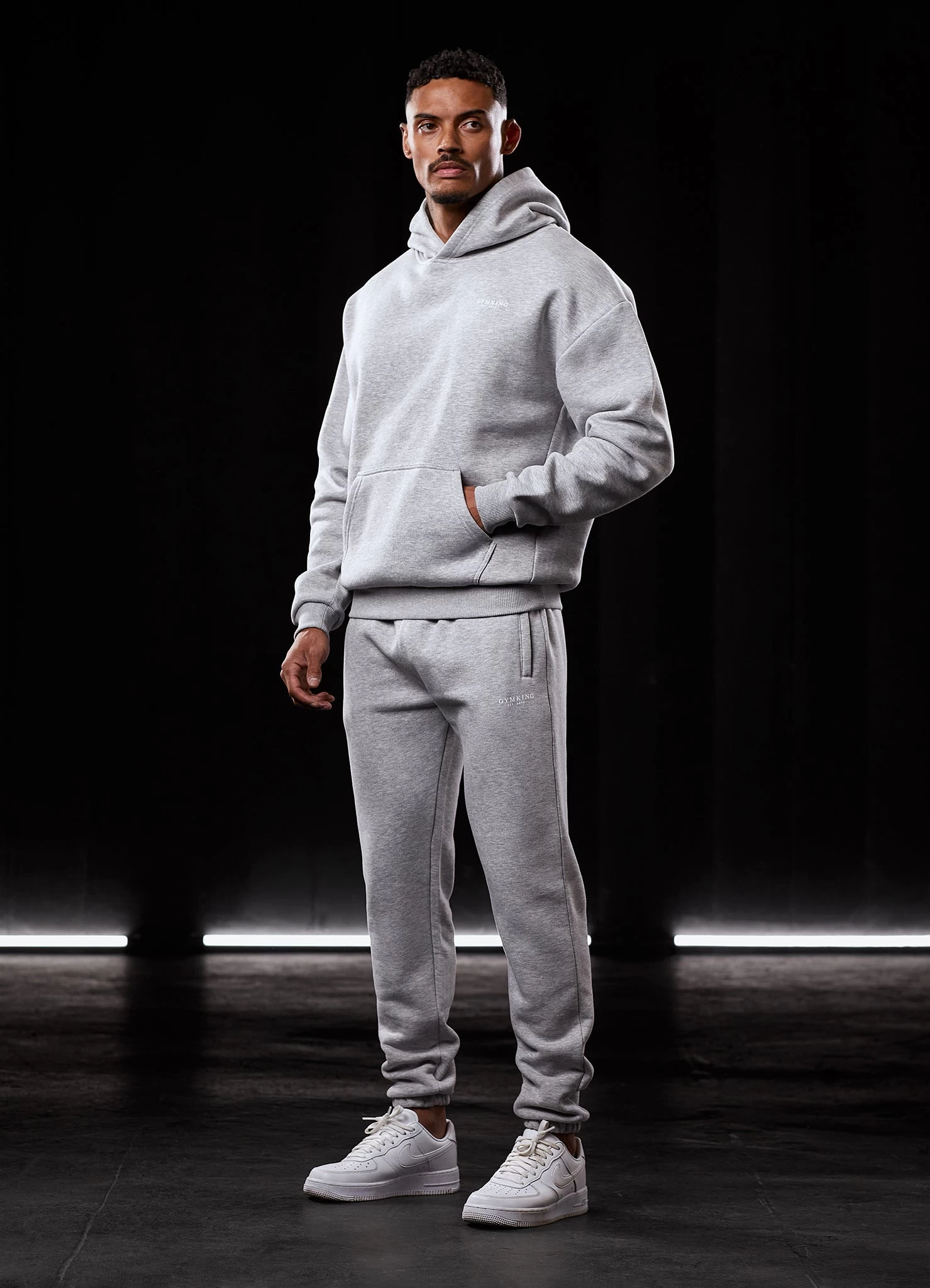 Gym King Established Jogger - Light Grey Marl 15 Gym King Established Jogger - Light Grey Marl - Image 13